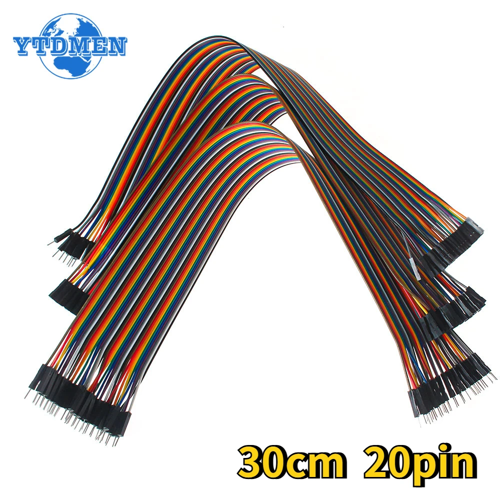 Dupont Line 30cm 20pin 3 Kinds Male To Male+Female To Male + Female To Female Jumper Wire Dupont Cable DIY KIT for Arduino