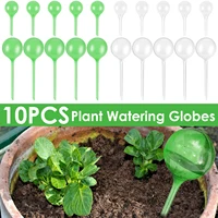 10 Pcs 150/60 ML Clear Plant Watering Globes Auto Waterer Planter Insert Stakes Reusable PVC Flower Self Feeder Ball for Potted 1