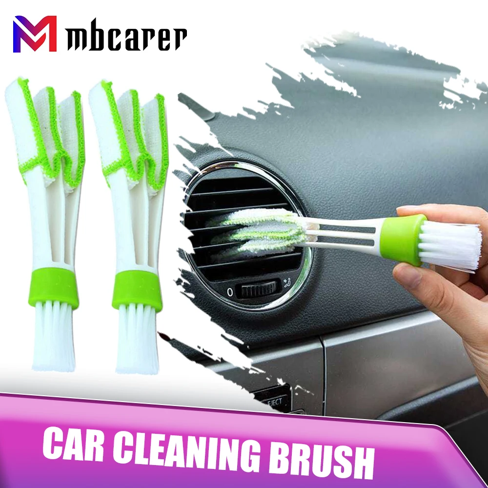 Car Cleaning Brush Air Conditioner Vent Cleaner Detailing Dust Removal