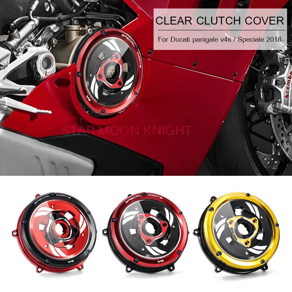 Panigale v4 clear clutch cover deals