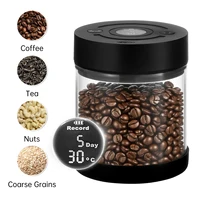IKAPE Electric Vacuum Bean Canisters With Digital Display Coffee Accessories Coffee&Tea Tool Home/Camping/Coffee Beans Container 5
