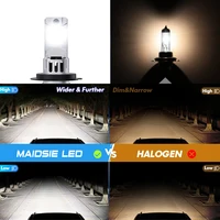 MAIDSIE H7 LED Headlight Bulb Mini Wireless 1200W 220000LM 6500K CSP for Car Headlamp Auto Diode Lamps Turbo Led 12V Automobile - Image 5