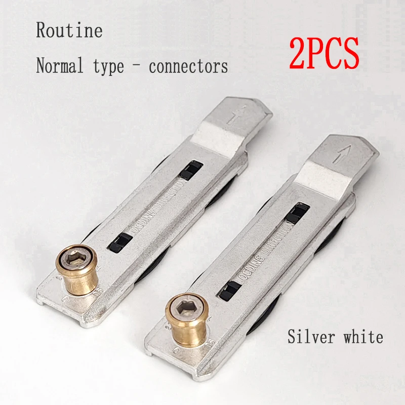 Silver White 2pcs