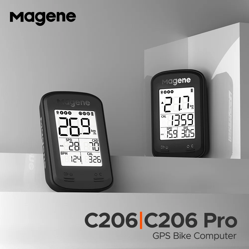 Magene C206 GPS Bike Computer Wireless Waterproof Bluetooth ANT Bicycle