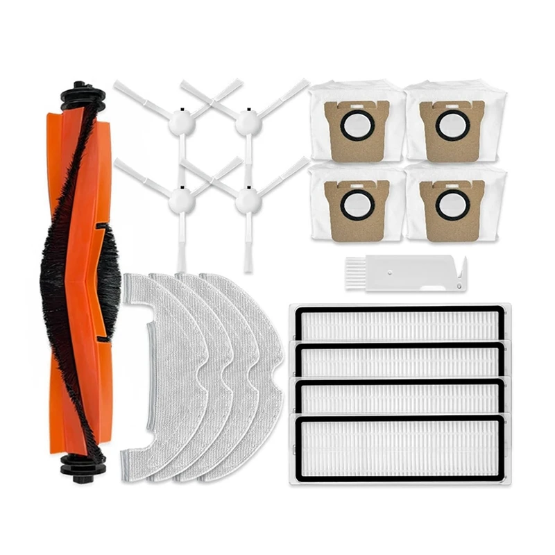 

Запчасти для робота-пылесоса Xiaomi X10, основная боковая щетка, фильтр НЕРА, насадка на швабру, тканевый мешок для пыли, запчасти, аксессуары