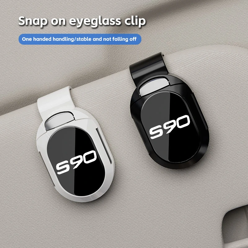 자동차 선글라스 클립 썬 바이저 안경 홀더 카드 티켓 홀더 안정적인 스토리지 ..