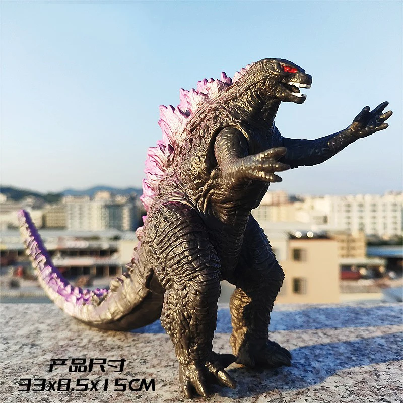 18cm Godzilla King Ghidorah Gold King of Monsters 3 Head Dragon King Ghidorah  PVC Golden Dragon Action Figure Collection Toy