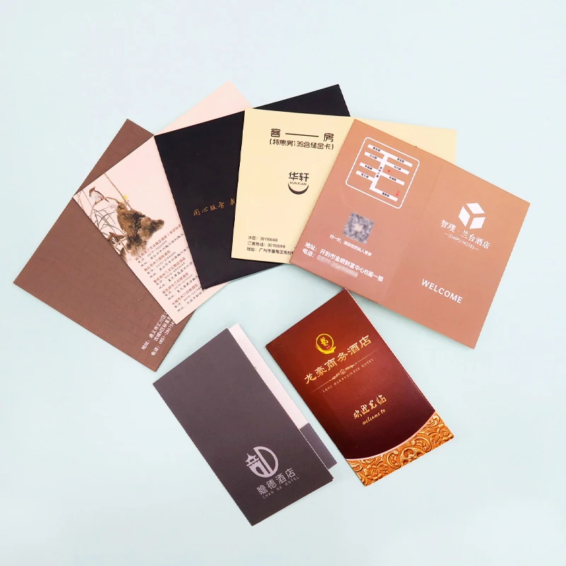 Custom Printed Hotel Room Key Card Holders – Paper Keycard Sleeves, Logo Branded Wallet... - SKU RKCH1731 - UGI Packaging