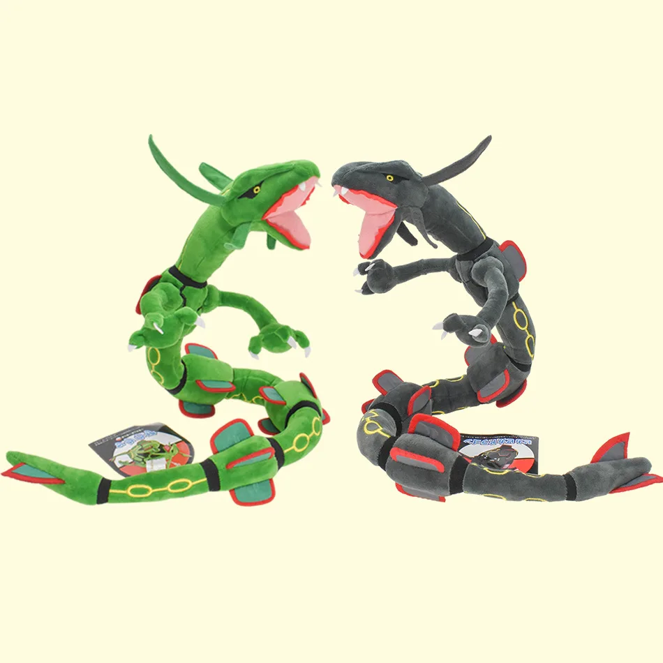 

Оптовая продажа, 10 шт., оригинальные игрушечные куклы аниме Покемон Rayquaza Sky Dragon, трехмерный зеленый дракон, черный дракон, рождественский подарок