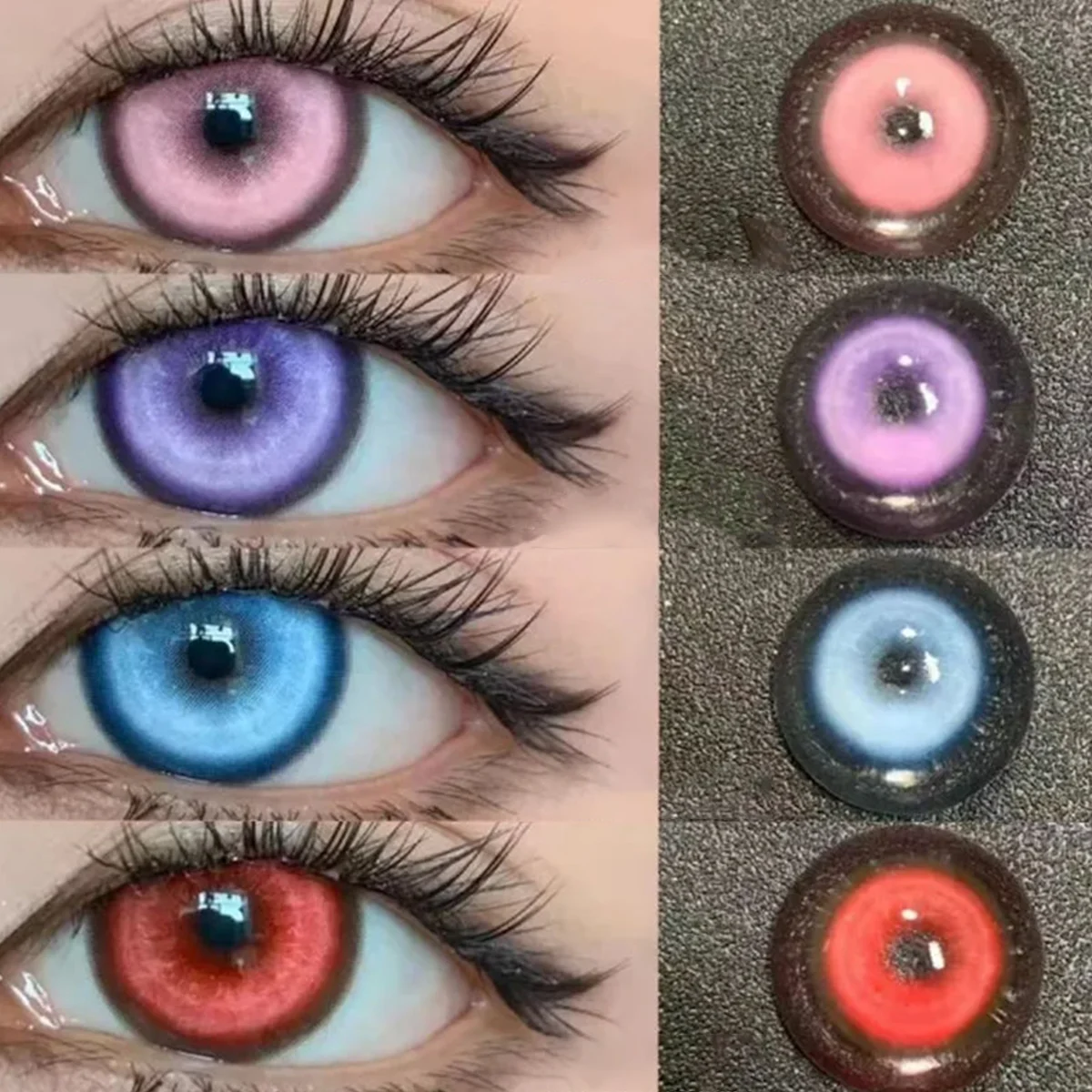 Nebula Blue Cosplay Colored Contact Lenses - Anime & Halloween Edition