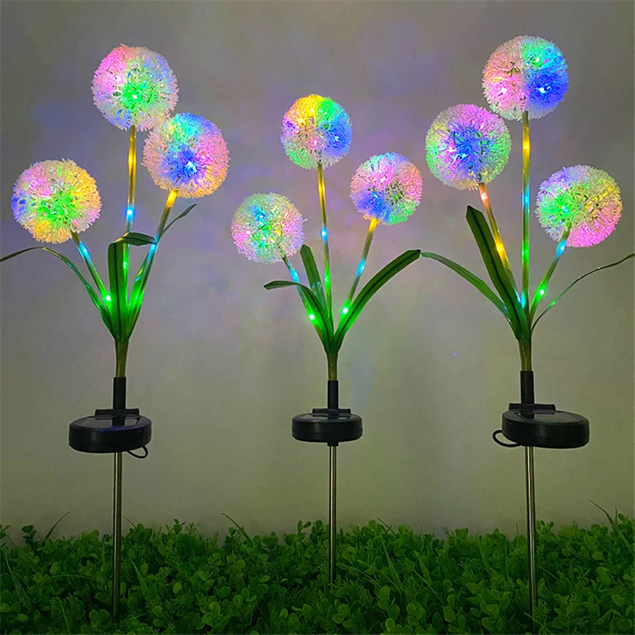 

2023 New Solar Dandelion Garden Lights Waterproof 36/16LED Yard Pathway Landscape Lawn Lamps Garden Decoration Outdoor Lighting