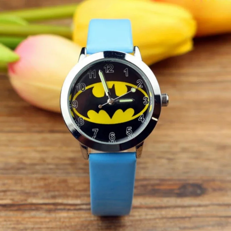 Dc Batman Glow Watch Kid Cartoon Cool Ptojectio Watch Boy Nottilucente Electronic Digital Student Toy Clock Regali Per Bambini