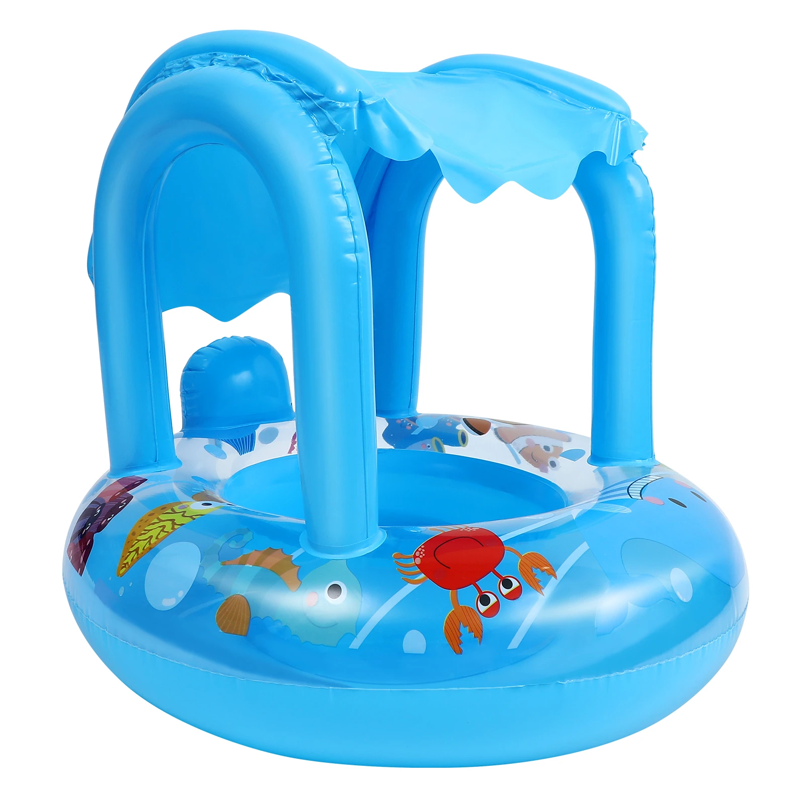 Baby Float Pool Swimming Toddler Swim Floats Inflatable Shade Months