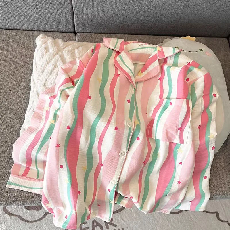 الدوبامين نمط الكورية النساء منامة مجموعة الخريف م...