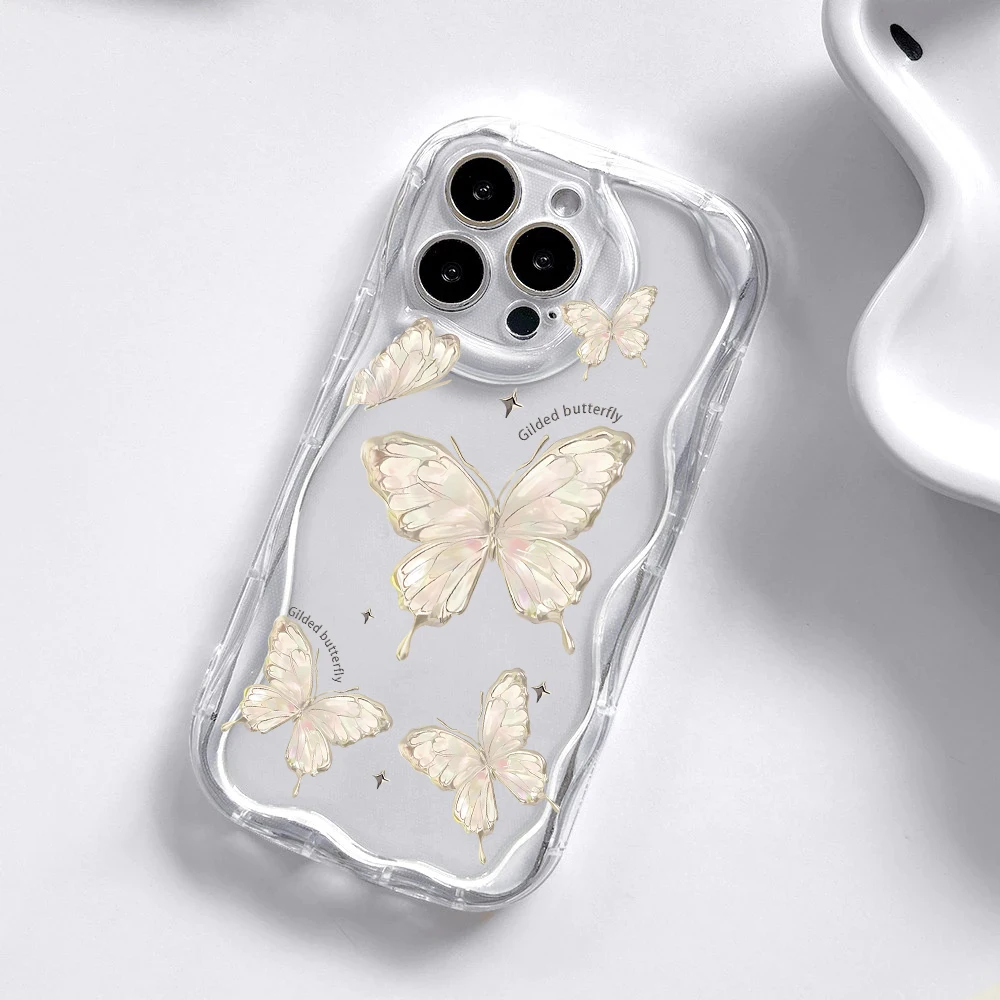 Fashion Butterfly Pattern Silicone Phone Case