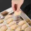 Stainless Steel Dumpling Storage Box Stackable with Sealed Lid Food Plates Multifunction Fresh-keeping Box Kitchen Accessories 3