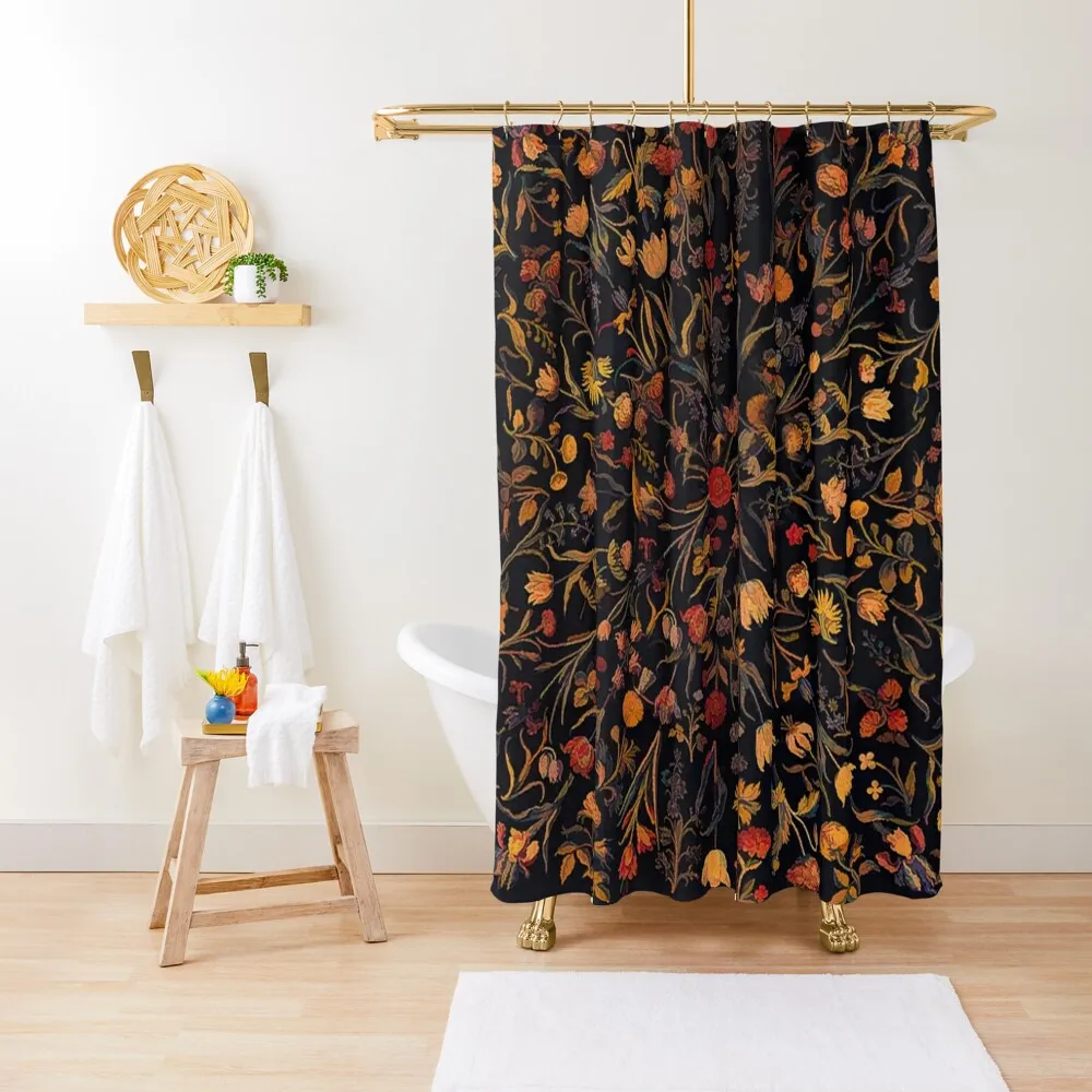 

Midnight Floral Shower Curtain Curtains For Bathrooms With Beautiful Designs Bathroom And Shower Curtain