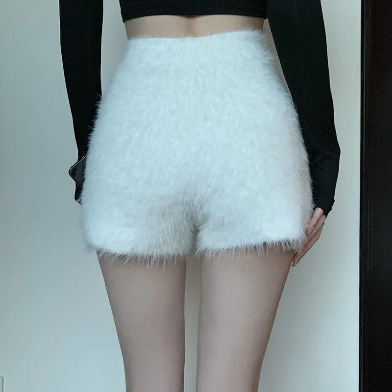 Description Picture 6 of itemWomen's Shorts Mink Velvet  Safety Pants Leggings  Sweet  High Waist Autumn Winter