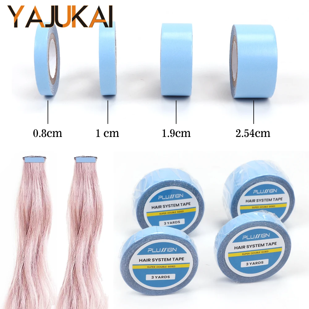 Double sided tape wig glue hair bonding glue hair extension tape lace wig glue hair tape wig tape wig install kit 3Yards For Lace Wigs