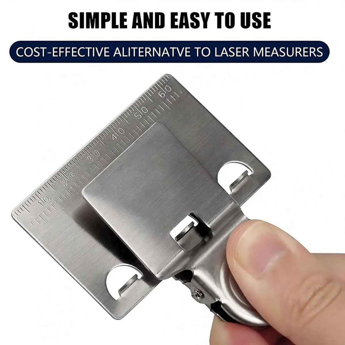 

Measuring Tape Clip Tool Matey Measure Clip Corners Clamp Holder Fixed Ruler Mark Tools Precision Measuring Tools for Measures