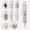 8 in 1 Folding Hair Dryer Negative Ion Home Hot Air Comb Set Wind Salon Hairdressing Tools Professional Hair Dryer 6