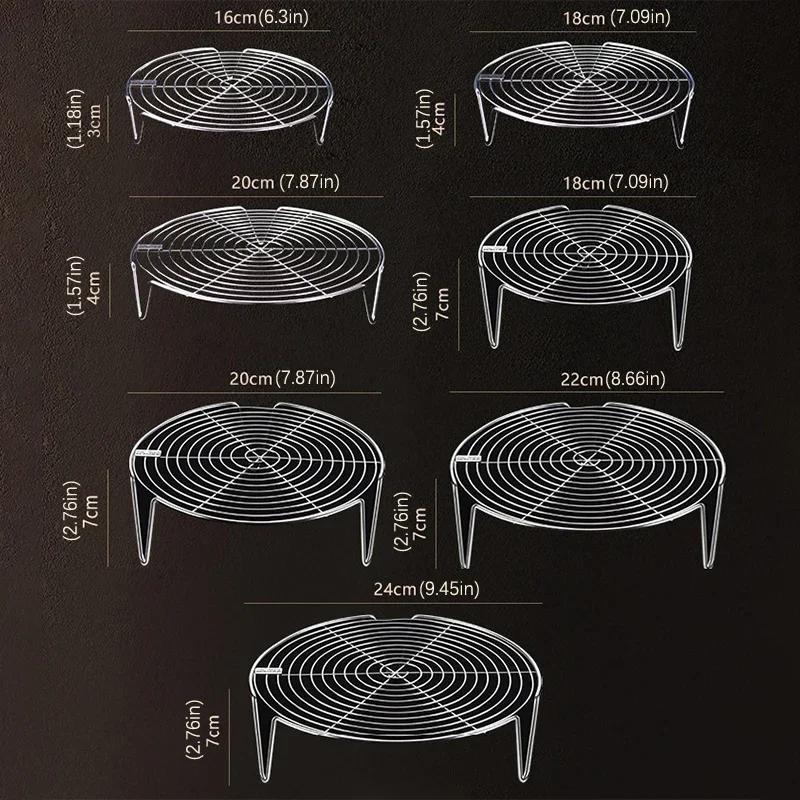 Steamer Rack 1Pc Stainless Steel Steamer Rack Multifunction Pot Steaming Tray Dumplings Eggs Grill Stand Kitchen Tableware Cooking Stand