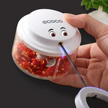

ECOCO Kitchen Manual Meat Grinder Household Small Meat Stuffing Minced Meat Hand Pulled Stirring Chopped Vegetables Minced Tool