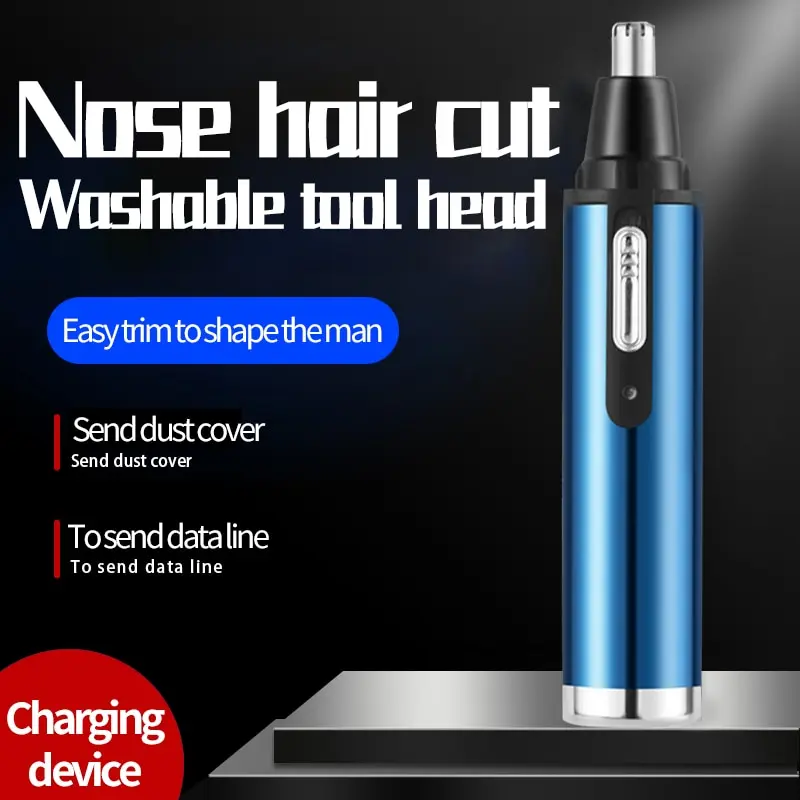 Electric Nose Hair Clipper Rechargeable Multi Shaving Two in