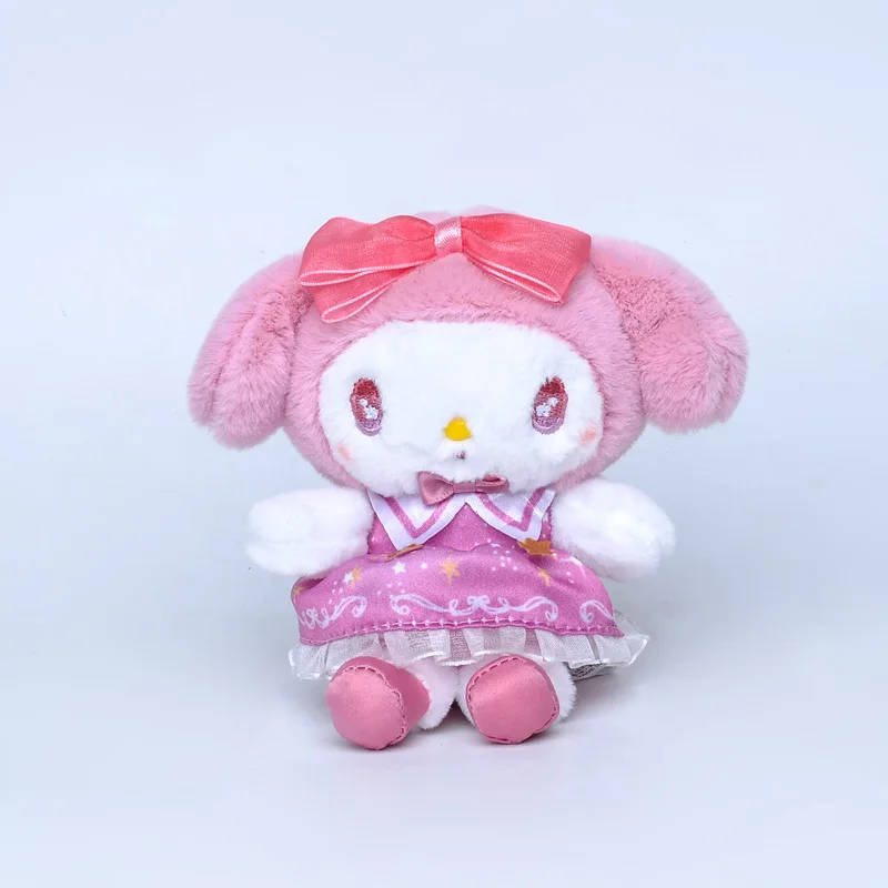 Wholesale 20pcs/lot 12cm Cute Magic  Monster Kuromi Melody Plush Toys Keyring Stuffed Pendants DOlls for Girl Gifts 6
