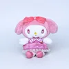 Wholesale 20pcs/lot 12cm Cute Magic  Monster Kuromi Melody Plush Toys Keyring Stuffed Pendants DOlls for Girl Gifts 6