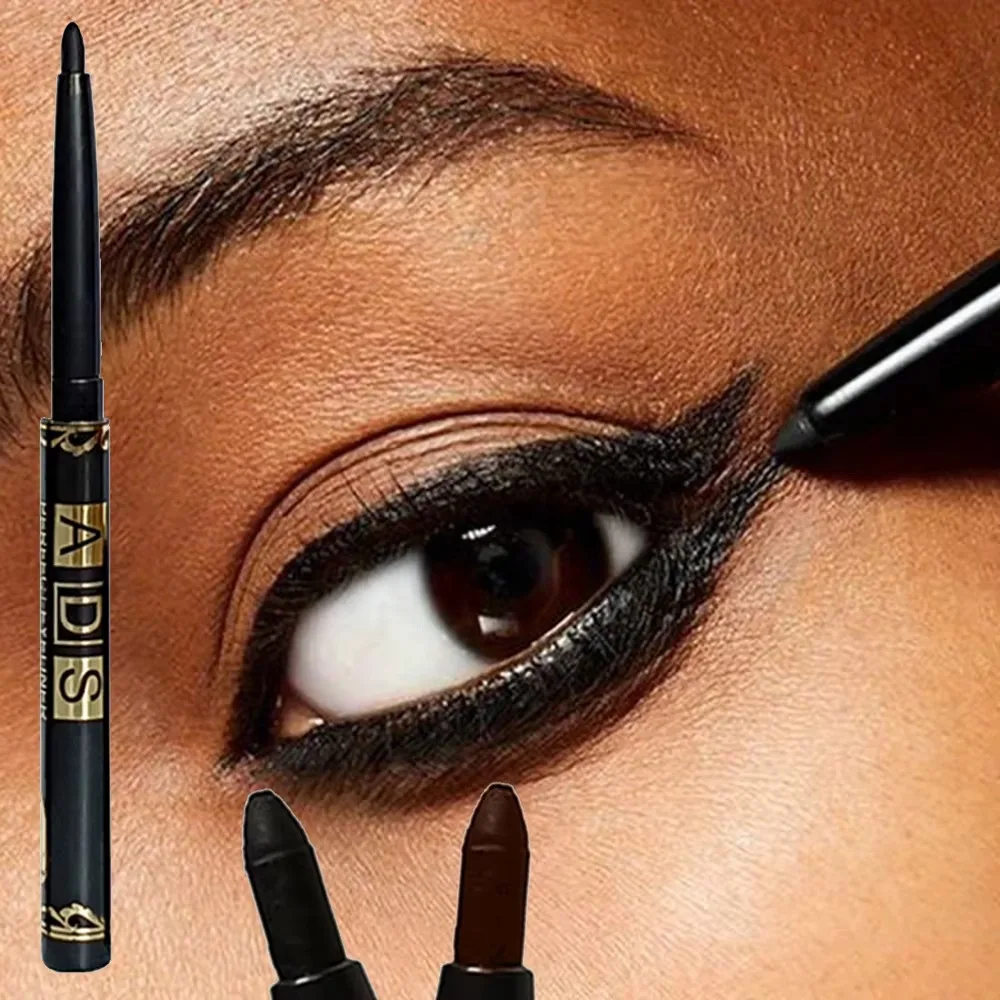 Waterproof Sweat-Proof Eyeliner Pencil 3Pcs Long-Lasting Smudge-Proof Bold Eye Makeup Easy Glide Formula