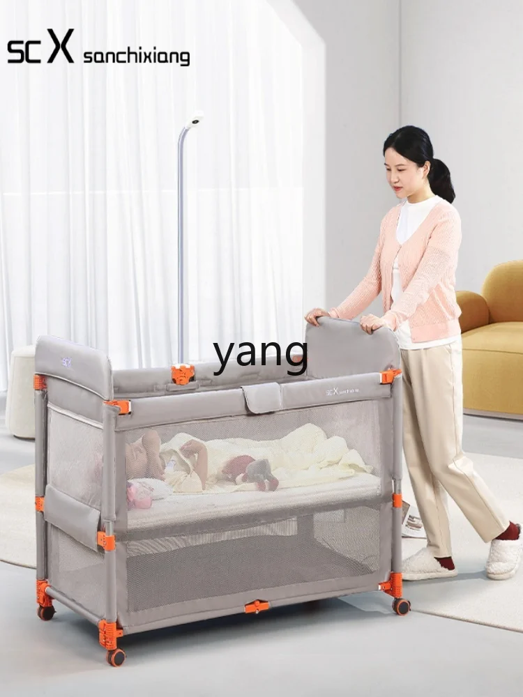 折畳式ベビーベッド 移動式 110cm 折畳式ベビーベッド 移動式 110cm