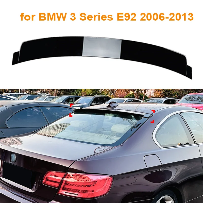 

High-performance Tail Tailgate Splitter Lip Spoilers Top Wing Trim for BMW 3 Series E92 2006-2013 Car Rear Roof Spoiler Wings