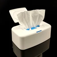Portable Wet Wipes Storage Box Tissue Box Wipes Dispenser Portable Wipes Napkin Storage Box Holder Container for Car Home Office 1
