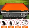 36Inch Silicone Griddle Mat for Blackstone Griddle, Heavy Duty Food Grade Silicone Mat, Protect Griddle, Protective Cover Orange 2