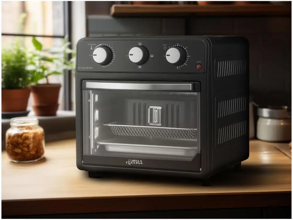 Fritadeira Elétrica sem Óleo/Air Fryer Bella Cuccina BCFR05 Preta com Timer 2,7L - 220V 5