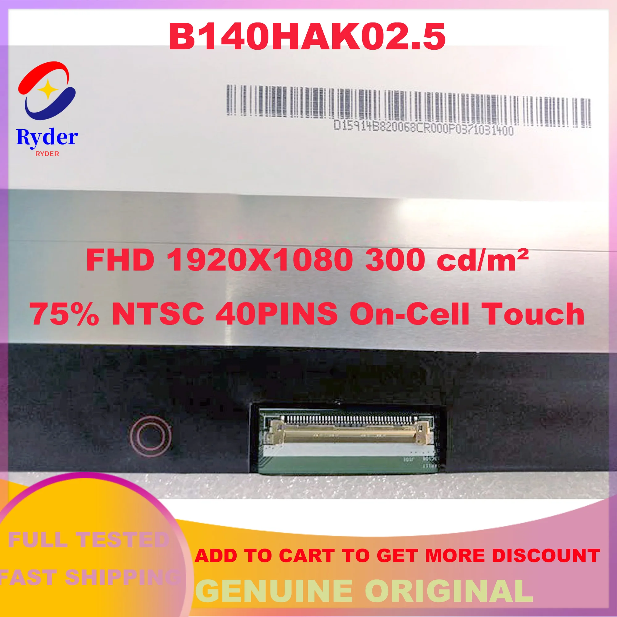 14 &Acer Swift SF514-52 LCD ġ ũ B140HAK02.5 ´ B140HAK02.0 75% NTSC IPS LED г Ʈ ÷ 40  eDP