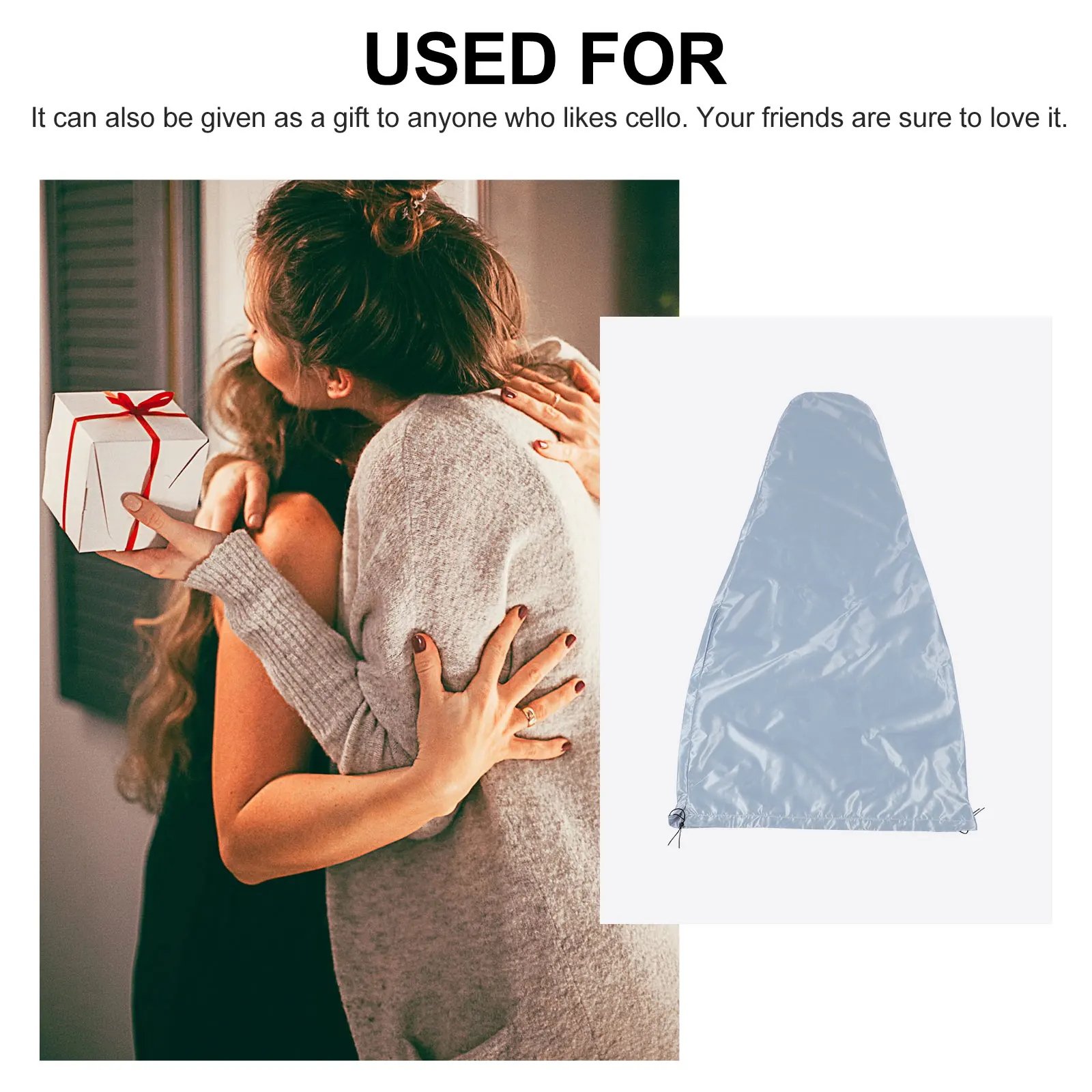Cello Protective Cover Supple Cello Anti-dust Cover Protector Silk Supply Supply Musical Instrument Protective