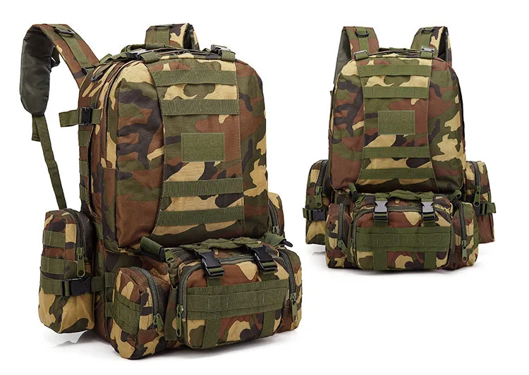 50L Militärischer taktischer Rucksack mit großem Fassungsvermögen, wasserdichter Oxford-Rucksack für Herren, Wandern, Camping, Jagd, Reiserucksack – Detail 13