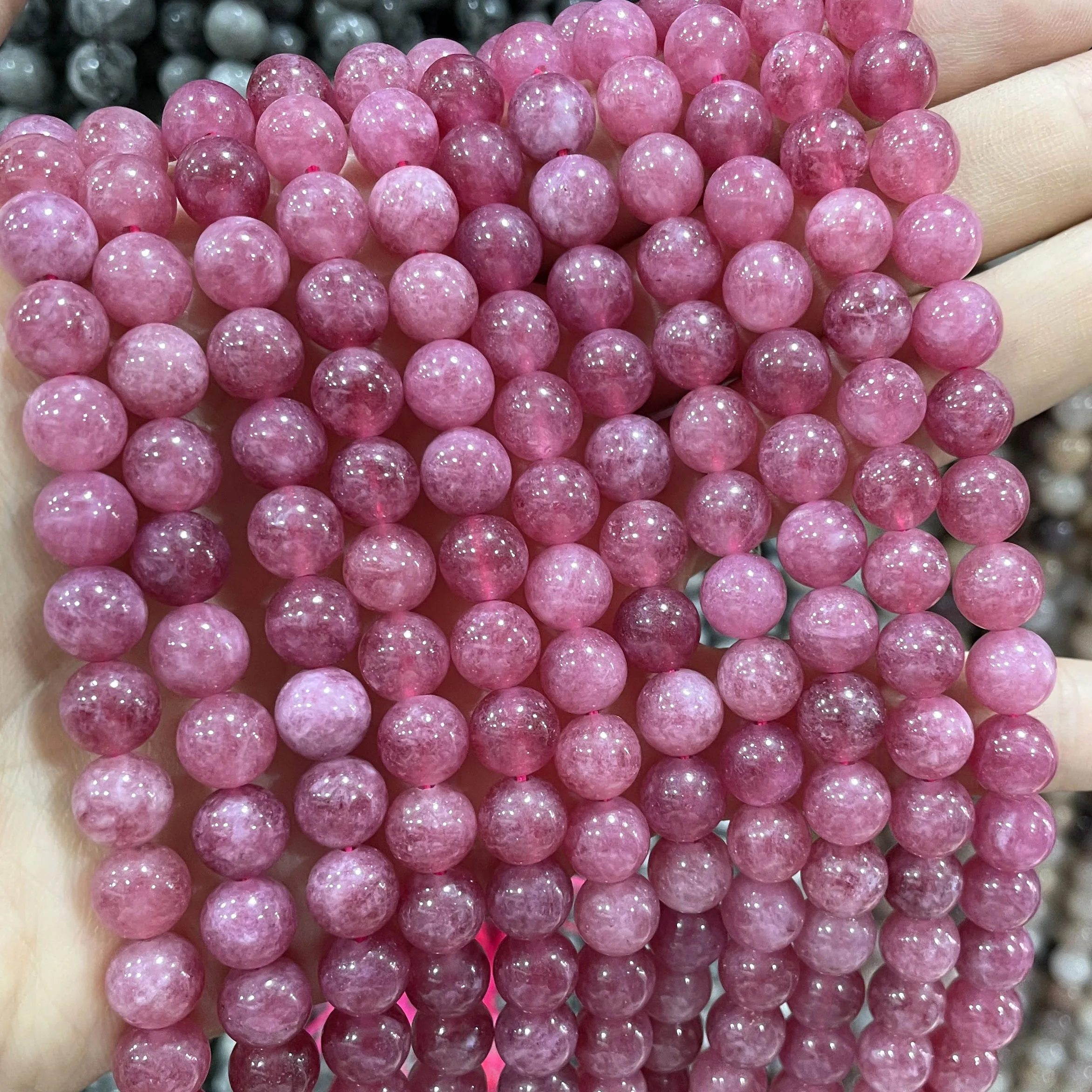 Perles En Pierre Naturelle De 10 Mm En Jade à Facettes Faites à La Main - Pierre D'énergie Et De Guérison - Pour Fabrication De Bijoux