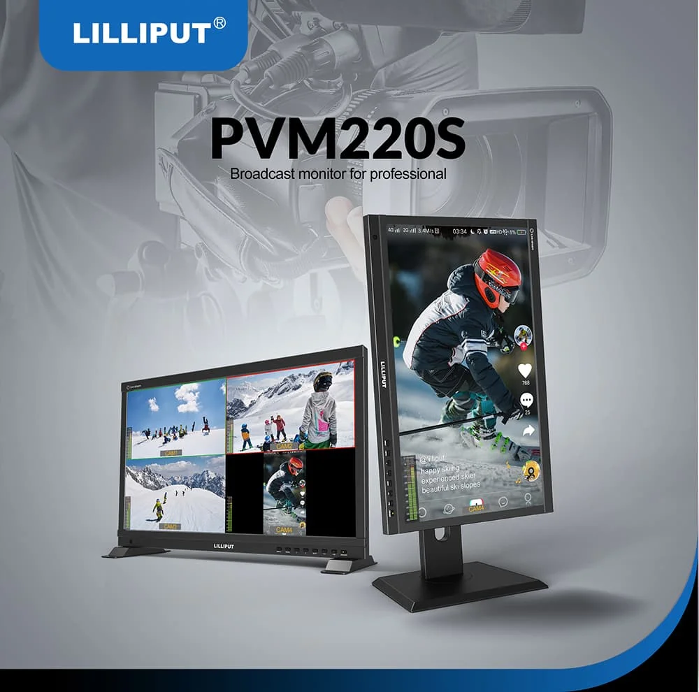 . PVM220S 21.5" Security Monitor 4KHDMI-compatible 3G-SDI USB Type-C full HD Mo