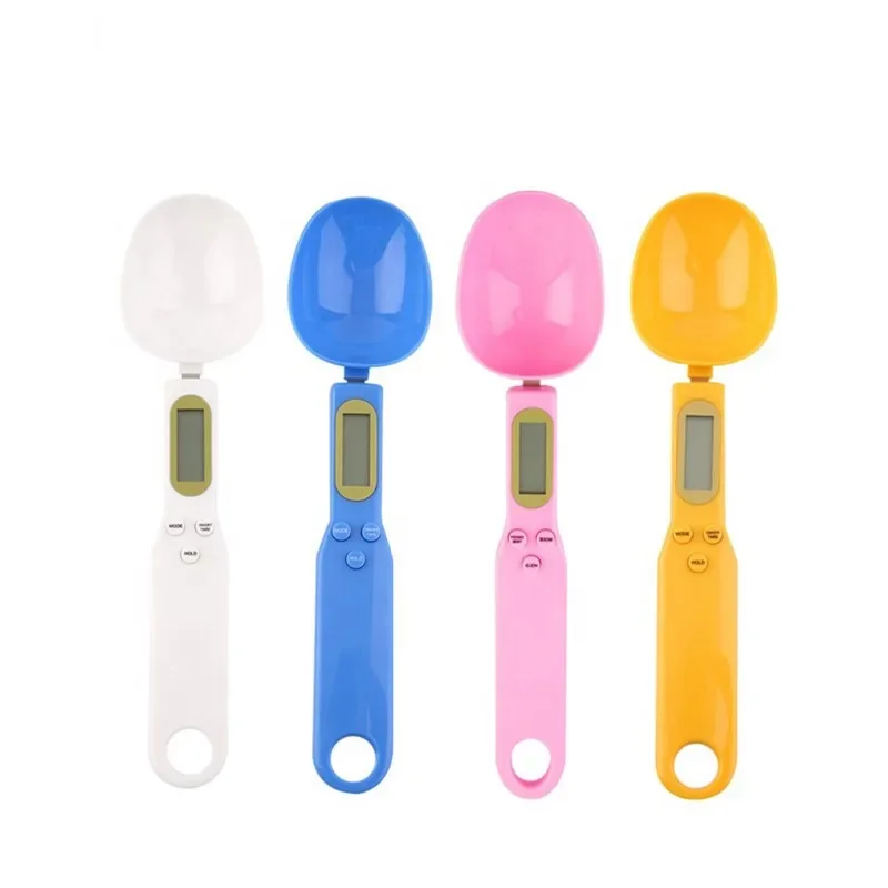 Hot 500g ABS Plastic Digital LCD Food Scales for Baby Colorful Spoon Scale