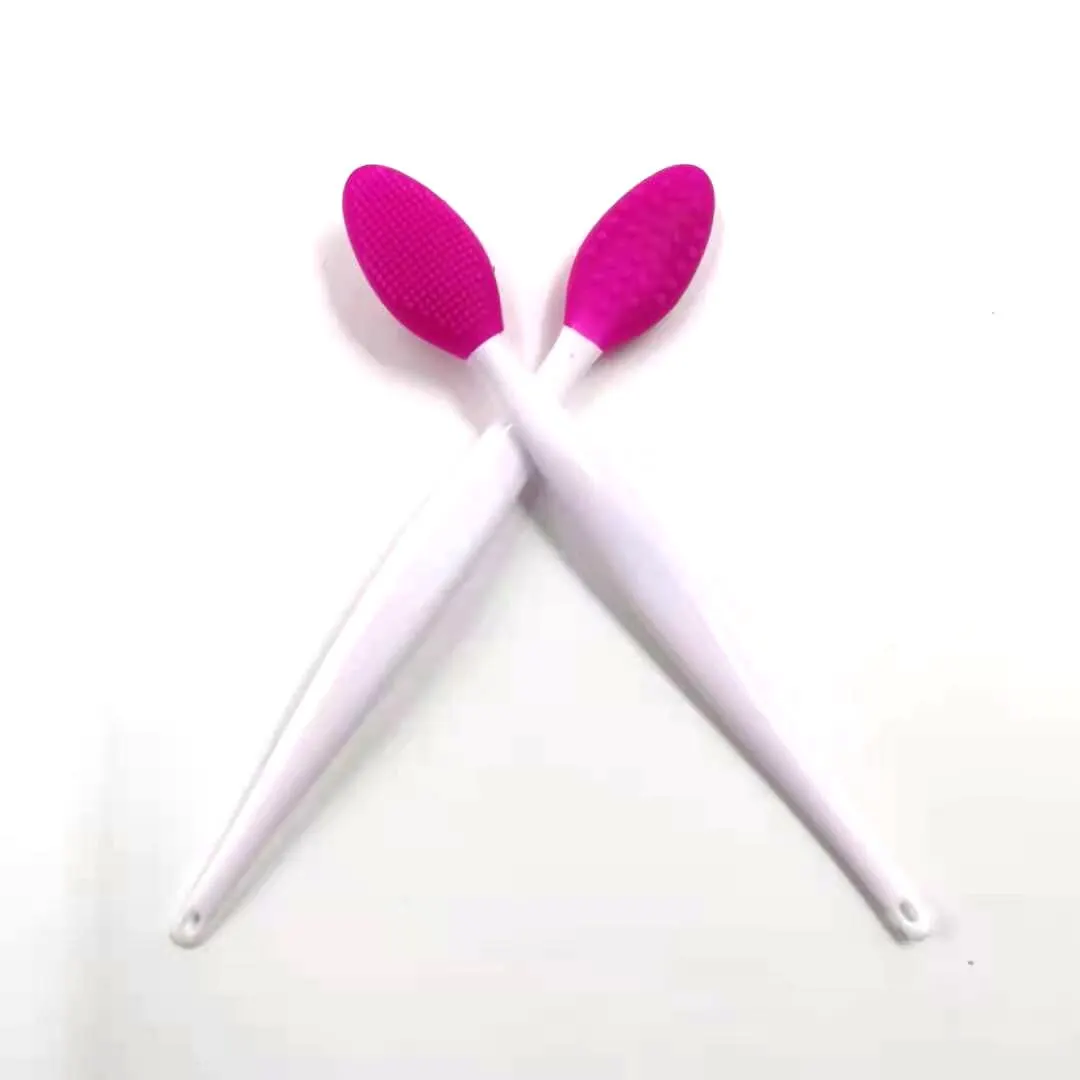 Skin Care Lip Exfoliating Facial Cleansing Face Scrub Nose Clean Brush Blackhead Remove Silicone Double-Sided Skin Care Tool 6