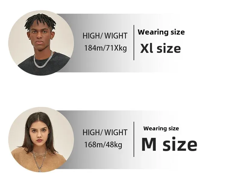 Description Picture 4 of item2024 Autumn/Winter American Style Distressed Sweatshirt Women's 420g Hooded Round Neck Jacket Couple Clothing Sweatshirt Waxed