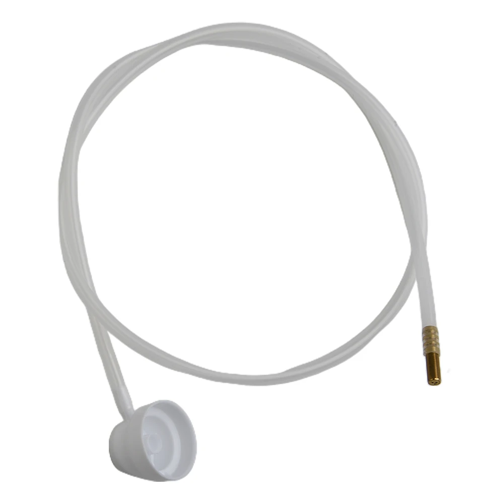 

Brand New Easy To Install Fluid Film For Spray 360 Degree Nozzle Extension Hose Diameter 4.5mm Metal Plastic White