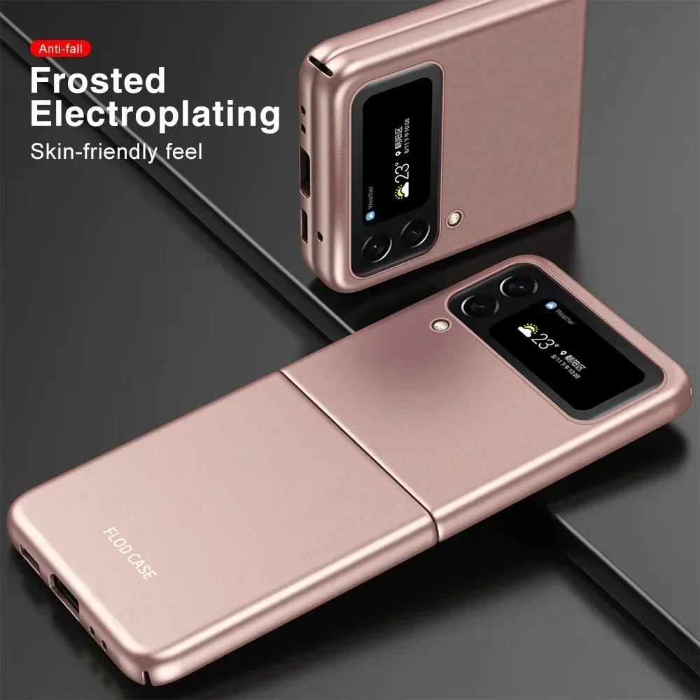 

Чехол с откидной крышкой для Samsung Galaxy Z 4, чехол для телефона Samsung Sansung Flip4 ZFlip4 ZFlip 4, жесткие пластиковые противоударные чехлы