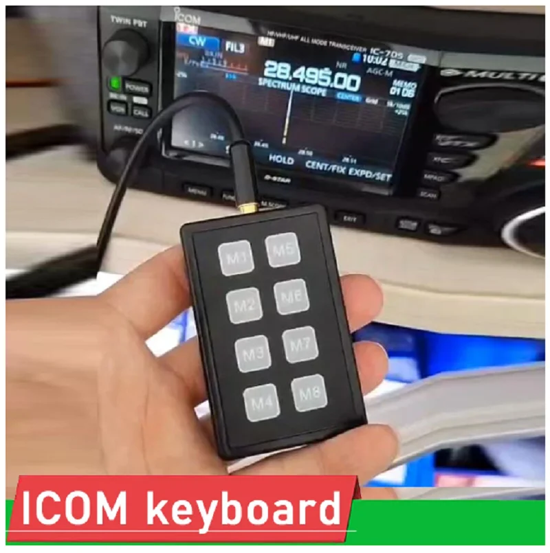 

ICOM radio shortcut control keyboard for IC-705 IC-7300 IC-7100 IC-7410 IC705 7000 SSB CW RTTY Controller