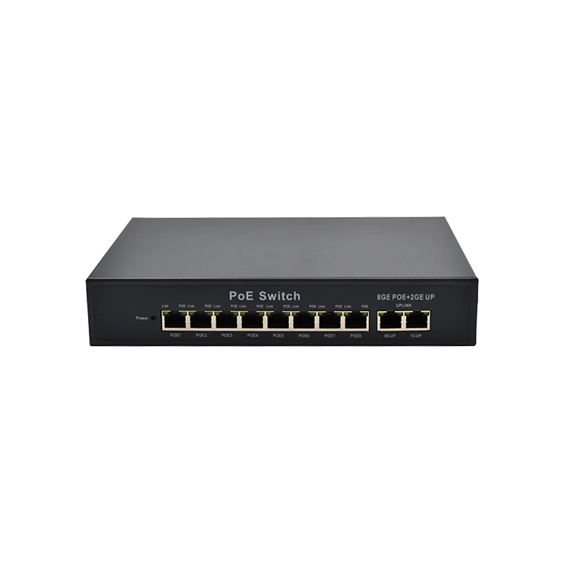 POE Switch 8 Ports Gigabit Network Switch Ethernet 10/100/1000Mbps for IP Camera Wireless AP