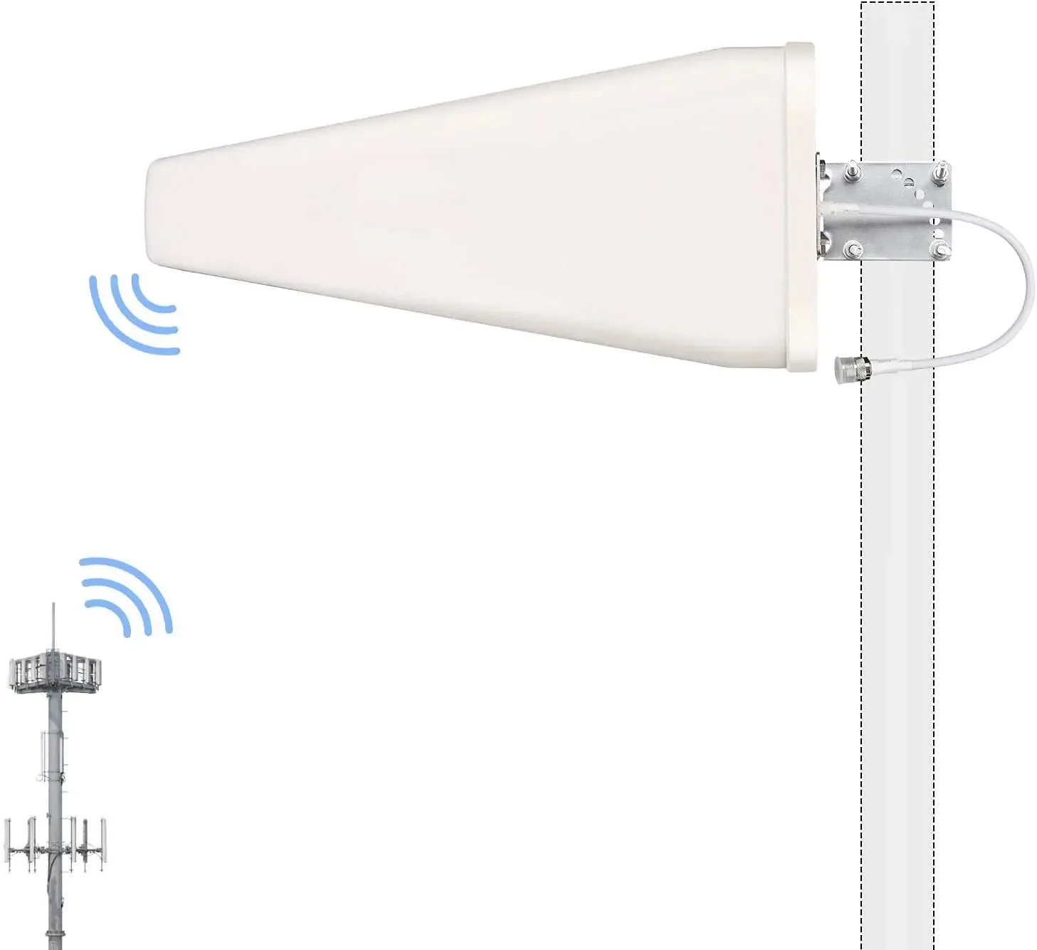 4G LTE 5G Directional Antenna 12dBi High Gain Log Periodic LDPA Yagi Antenna 698-2700-3800MHz N Female IP67 Waterproof for lte antenna 4g antenna radio antenna hf antenna qrp antenna wifi antenna ham radio antenna soft antenna lora antenna outdoor antenna shortwave antenna telescopic antenna two way radio antenna rtk gnss antenna