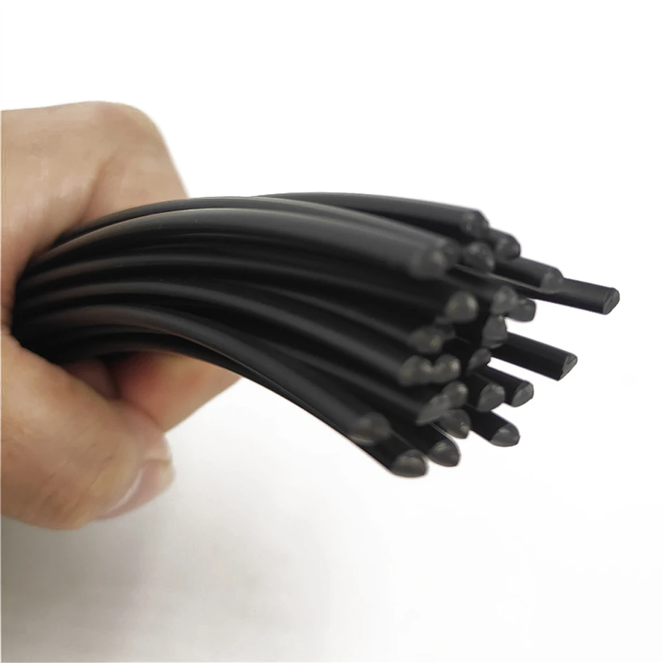 20/40pcs Bacchette Per Saldatura In Plastica Lunghezza 200/300mm PP Bastoncini Per Saldatura Neri 5x3mm Fornure Per Saldatura A Forma Triangolare - Foto 9